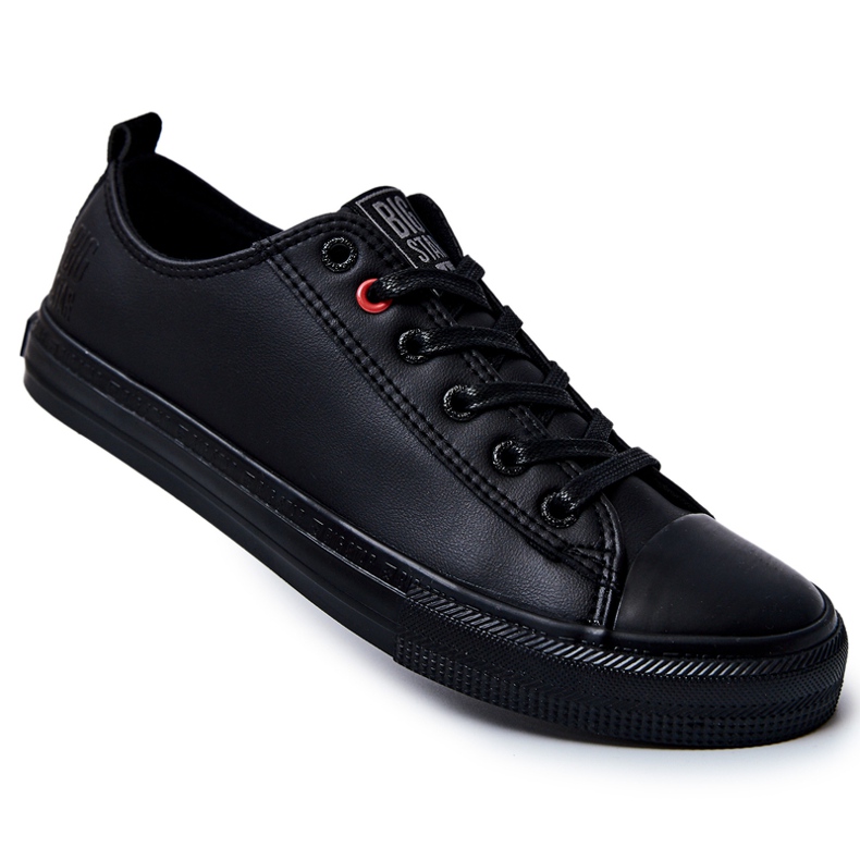 Pánské kožené tenisky Big Star JJ174005 Black černý 1