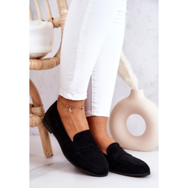 PE1 Jayden černé semišové mokasíny s páskem černá 1