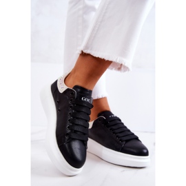 Dámská sportovní obuv GOE JJ2N4052 černo-bílá bílý černá 2