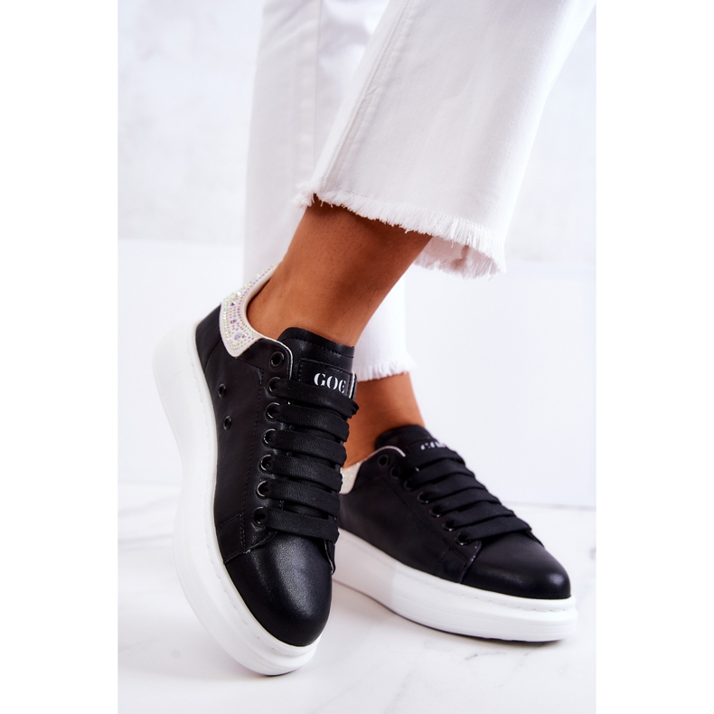Dámská sportovní obuv GOE JJ2N4052 černo-bílá bílý černá 2