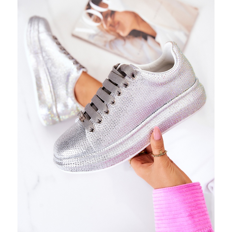 Tenisky Sportovní boty Jets GOE JJ2N4048 Silver stříbrný 1