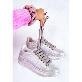 Tenisky Sportovní boty Jets GOE JJ2N4048 Silver stříbrný 2