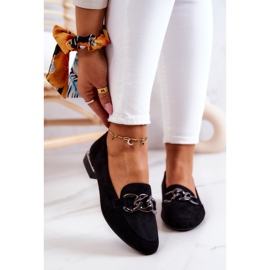 Semišové mokasíny Sergio Leone MK739 Black černý 2