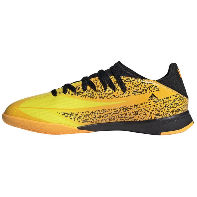 Adidas X Speedflow Messi.3 V botách J Jr GW7422 žluť zlatý 1