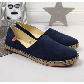Espadrilky se střihem Vinceza W JAN82C tmavě modrá námořnická modř 2