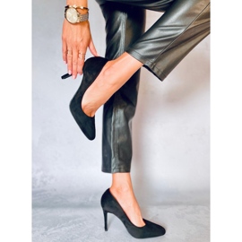 Dámské vysoké podpatky Editta Black černý 1