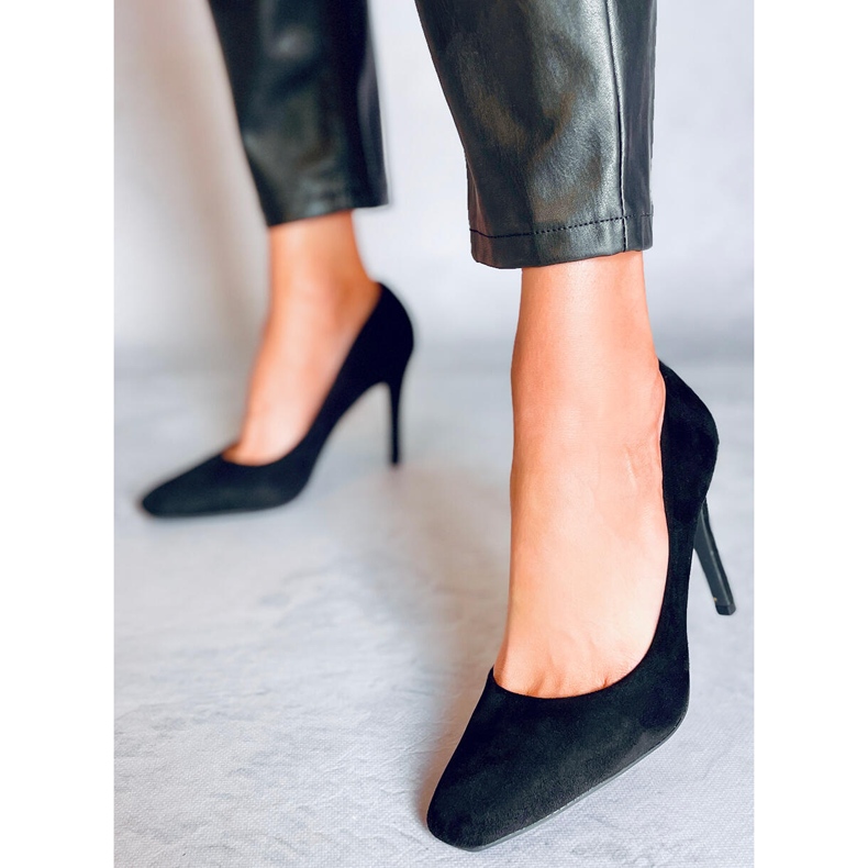 Dámské vysoké podpatky Editta Black černý 2