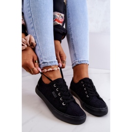 Prolamované tenisky Big Star JJ274064 Black černý 1
