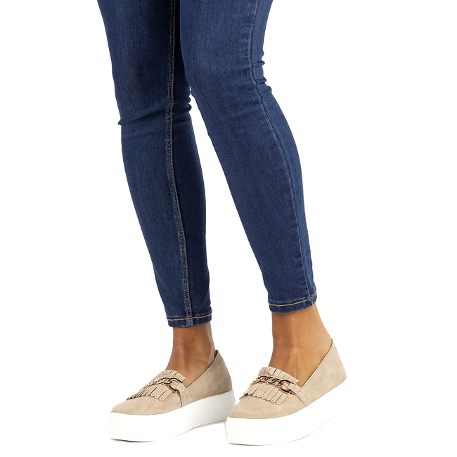 Lordsy dámské kožené boty Filippo DP3532 / 22 Beige béžový 6 Lordsy dámské kožené boty Filippo DP3532 / 22 Beige béžový 6