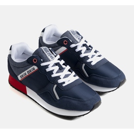 Pánské tmavě modré tenisky Big Star JJ174146 námořnická modrá 1