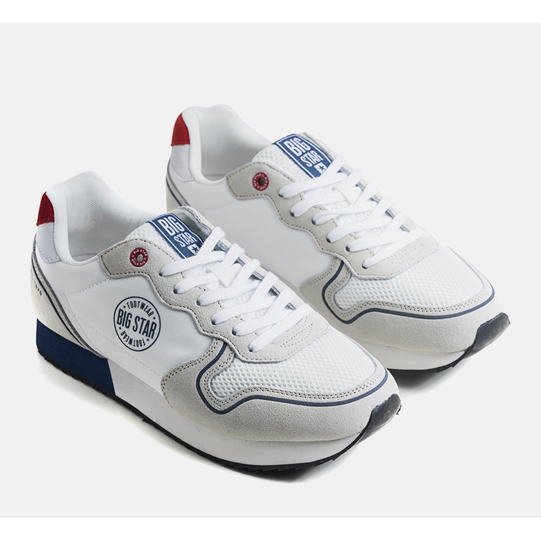 Bílé pánské tenisky Big Star JJ174141 bílý 1