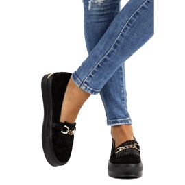 Dámské kožené boty Lordsy Filippo DP3532 / 22 Black černý 1