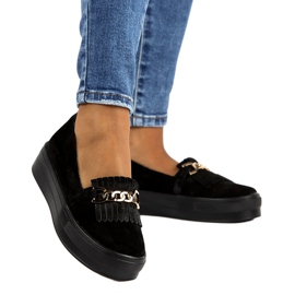 Dámské kožené boty Lordsy Filippo DP3532 / 22 Black černý 5
