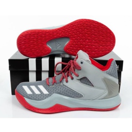 Basketbalová bota Adidas D Rose Boost M B72957 šedá odstíny šedi 9