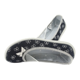 Dětské baleríny Befado s mašlí 980Y097 černé černá 3 Dětské baleríny Befado s mašlí 980Y097 černé černá 3