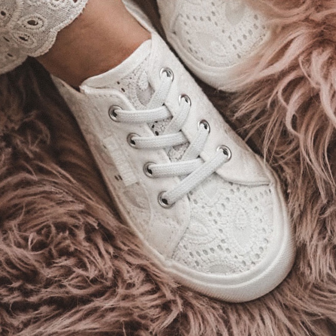 Prolamované tenisky Big Star JJ374134 Bílé bílý 6