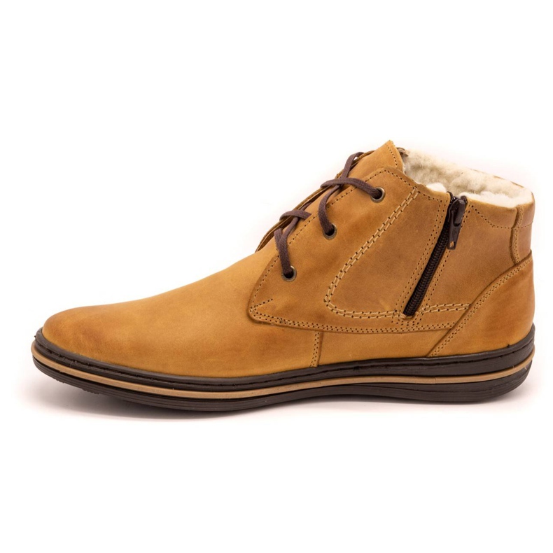 Polbut 339 červených bot pro muže hnědý oranžový 1