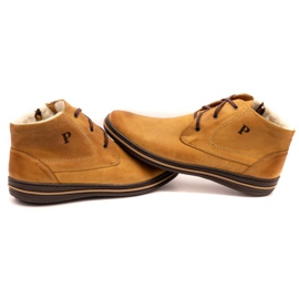 Polbut 339 červených bot pro muže hnědý oranžový 5