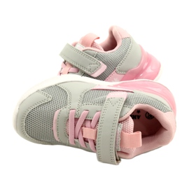 Sportovní dívčí American Club ES72/22, šedá a růžová 4 Sportovní dívčí American Club ES72/22, šedá a růžová 4