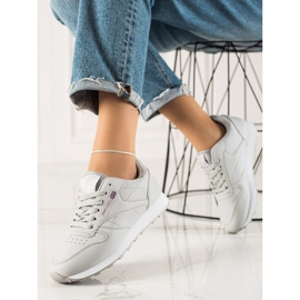 TRENDI Klasické šedé sportovní boty šedá 2