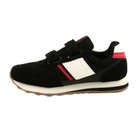 Chlapecké sportovní boty Black American Club ES90 / 22 bílý černá červené 1