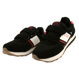 Chlapecké sportovní boty Black American Club ES90 / 22 bílý černá červené 2