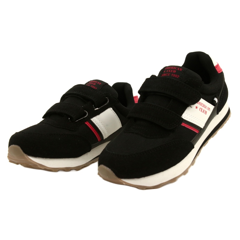 Black Sports Shoes Black American Club ES90/22 černý 2