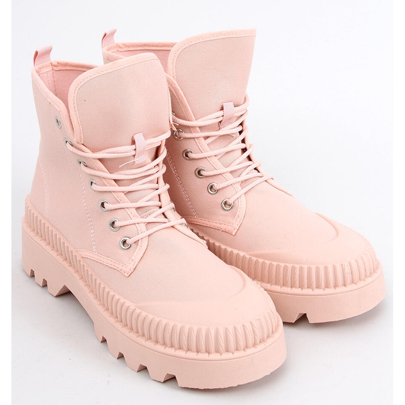 Kotníkové trekové tenisky Costa Pink růžový 2