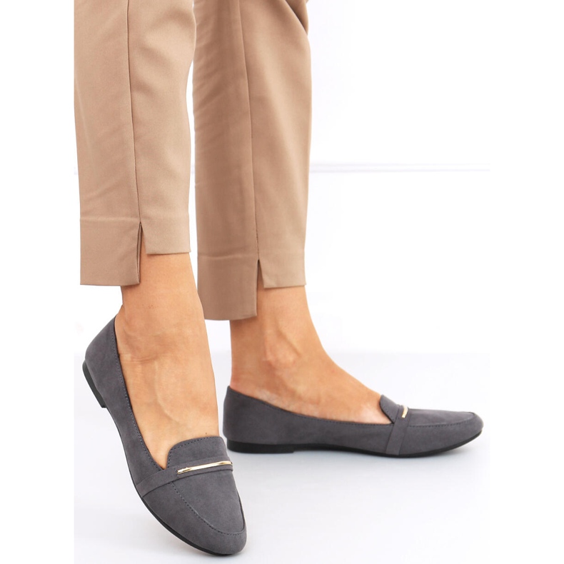 Pinto Grey dámské mokasíny šedá 1