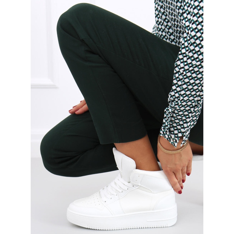 Vysoké tenisky Rocha White bílý 1