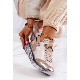 Dámské Kožené tenisky Maciejka 04916-19 Béžové béžový 1