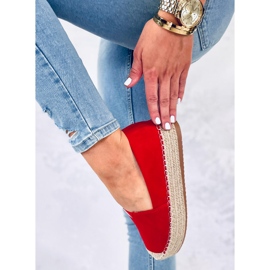 Dámské espadrilky Pilar Red červený 2
