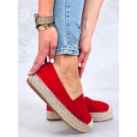 Dámské espadrilky Pilar Red červený 1