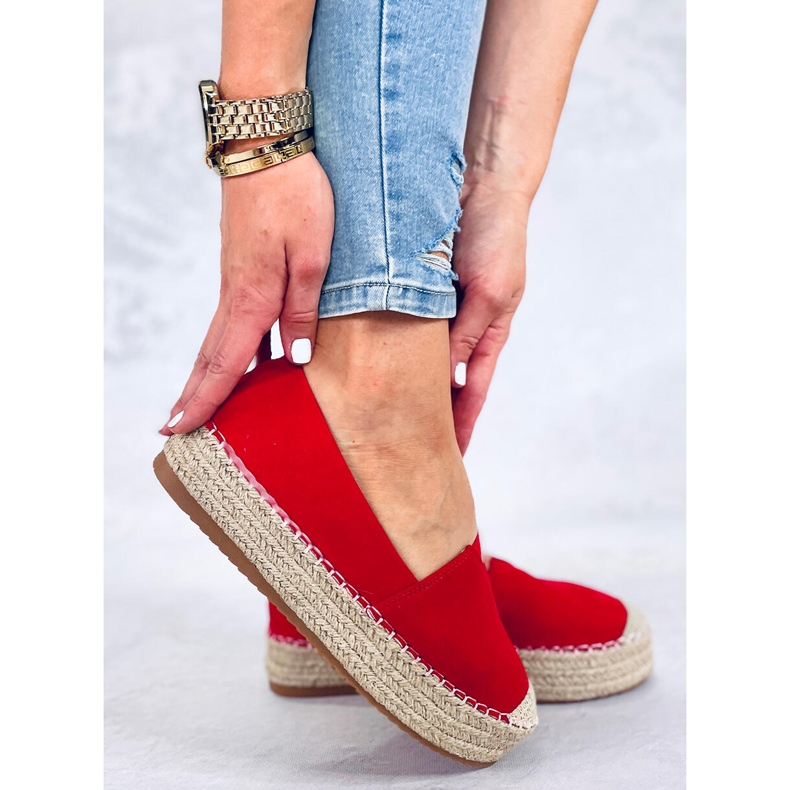 Dámské espadrilky Pilar Red červené 1