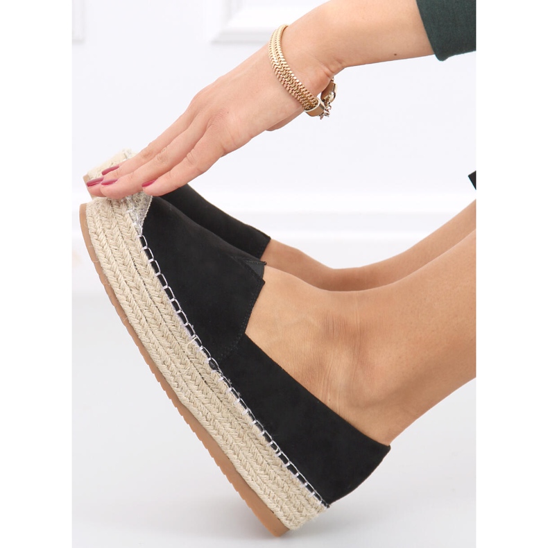 Dámské espadrilky Pilar Black černá 1 Dámské espadrilky Pilar Black černá 1