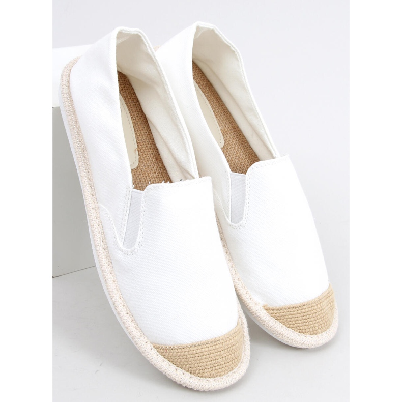 Dámské espadrilky Alba White bílý 1 Dámské espadrilky Alba White bílý 1