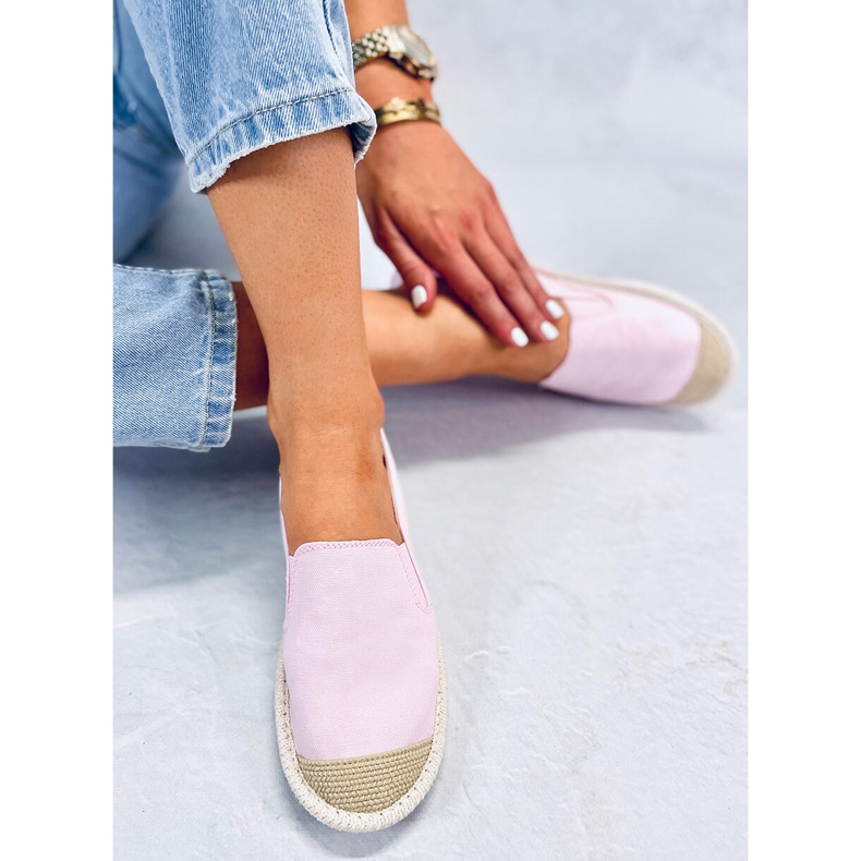 Dámské espadrilky Alba Pink růžový 2 Dámské espadrilky Alba Pink růžový 2