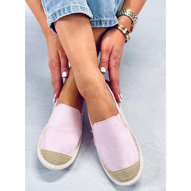 Dámské espadrilky Alba Pink růžový 1 Dámské espadrilky Alba Pink růžový 1