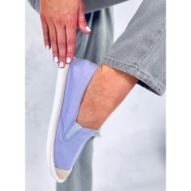 Dámské espadrilky Alba Purple fialový 1 Dámské espadrilky Alba Purple fialový 1