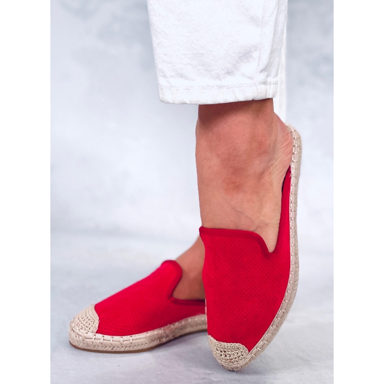 Dámské espadrilky Carmen Red červené 1
