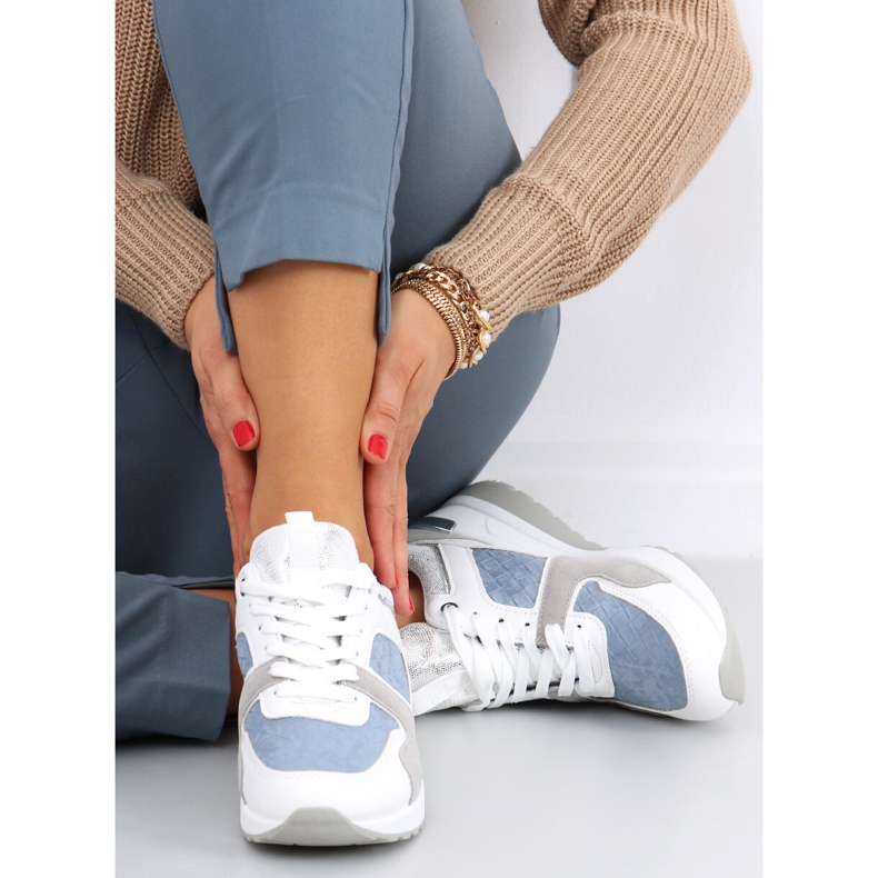 Sportovní boty na klínku Adan Blue modrý vícebarevný 1