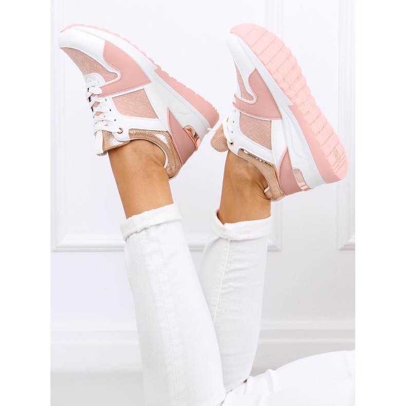 Sportovní boty na klínku Adan Pink růžový vícebarevný 1