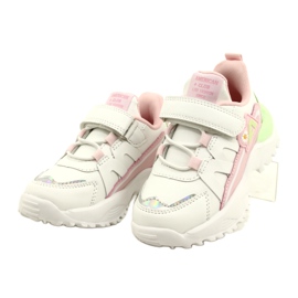 American Club Americký klubový suchý zip s hologramem AA25/22 White bílý 2