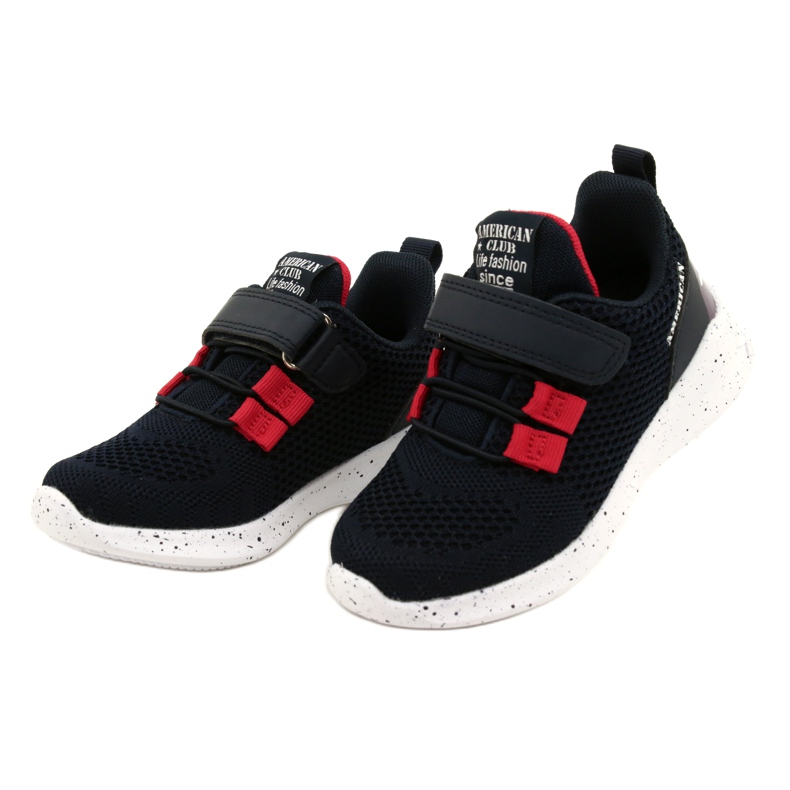 Sportovní obuv American Club RD13/22 na suchý zip, tmavě modrá modrý 2