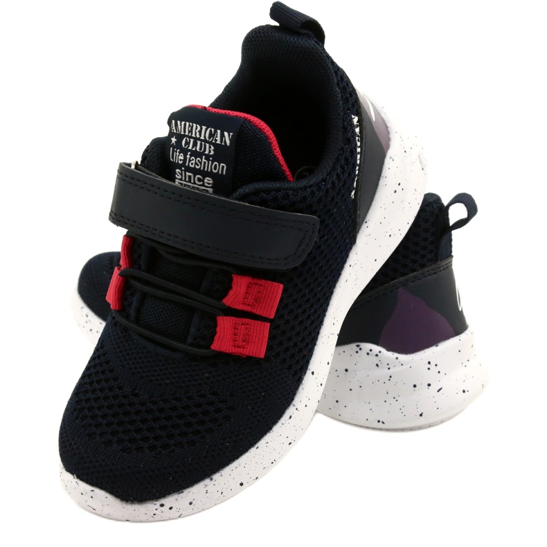 Sportovní obuv American Club RD13/22 na suchý zip, tmavě modrá modrý 5