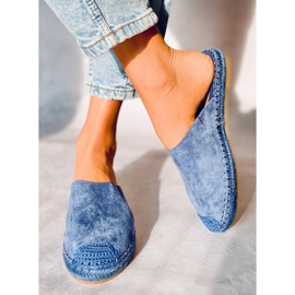 Plnobarevné espadrilky Marina Blue modrý 1