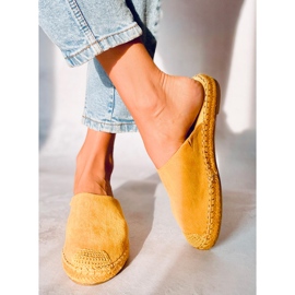 Plnobarevné espadrilky Marina Yellow žlutá 1