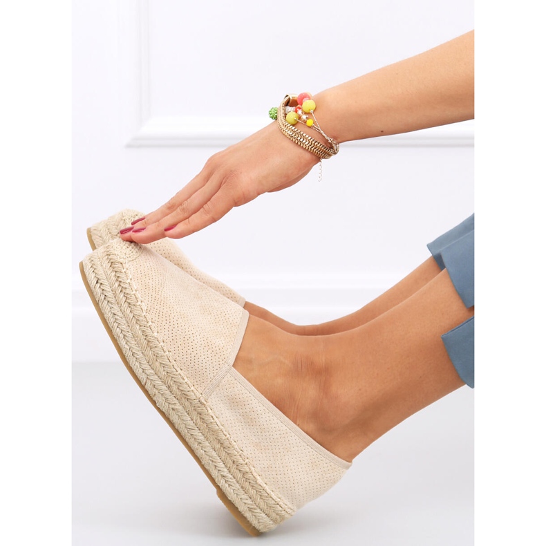 Dámské espadrilky Zeca Beige béžový 1