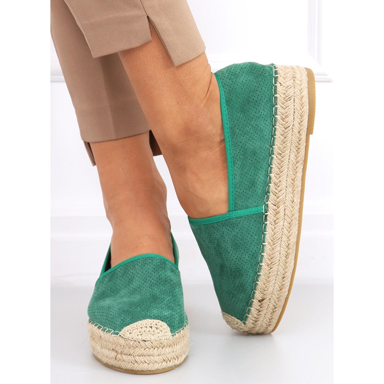 Dámské espadrilky Zeca Green zelená 1