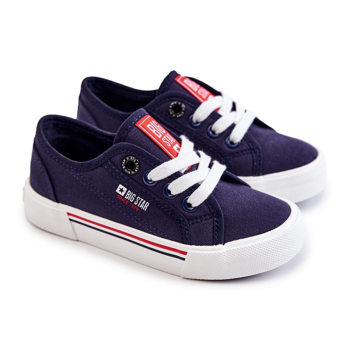 Dětské nízké tenisky Big Star JJ374173 Navy Blue modrý 2